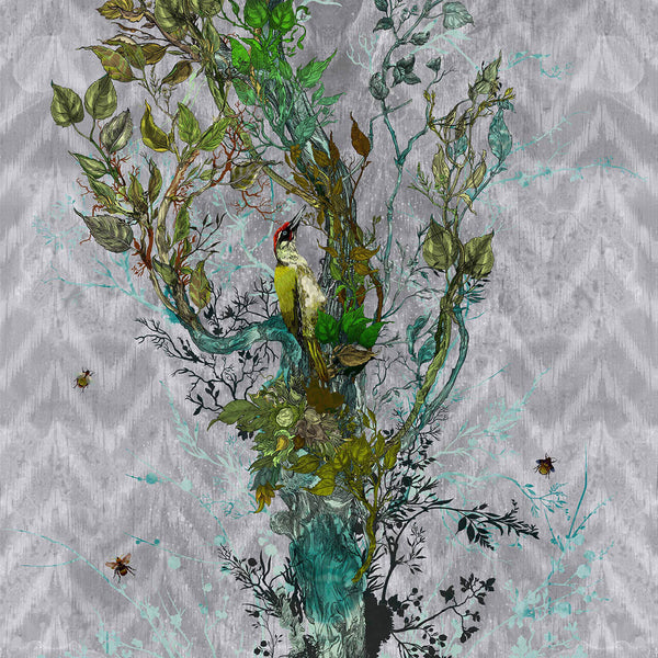 Winchester Panels Grey | Timorous Beasties Wallcovering