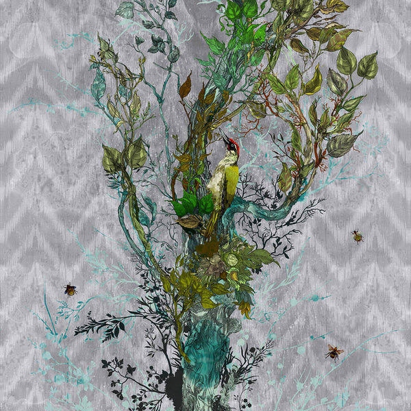 Winchester Panels Grey | Timorous Beasties Wallcovering