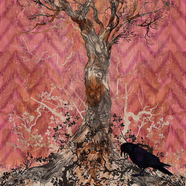 Winchester Panels Red | Timorous Beasties Wallcovering