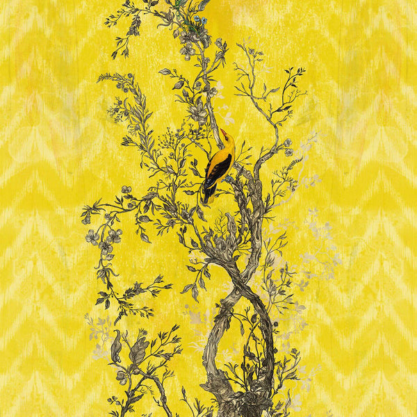 Winchester Panels Yellow | Timorous Beasties Wallcovering