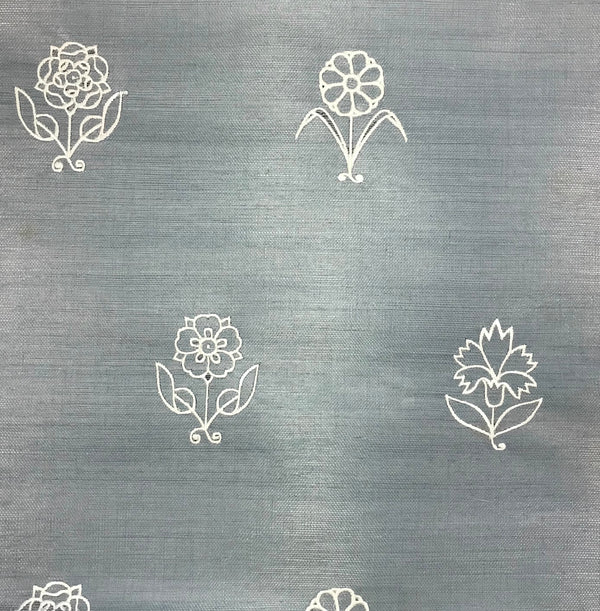 Bellissima Natural Paper Weave with Fine Embroidery | Phillipe Romano