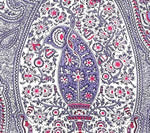 Rajah Paisley, Multi Lavender / Rouge on Linen