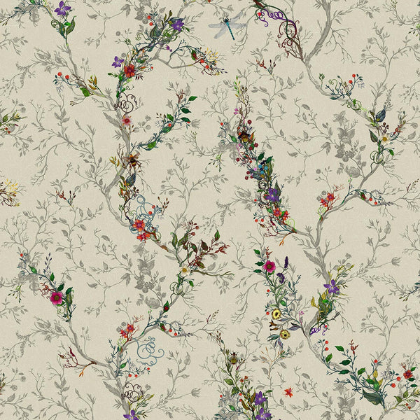 Random Ruskin Beige | Timorous Beasties Wallcovering