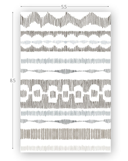 Serano Stripe Neutral | Phillipe Romano Screen Prints