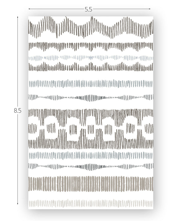 Serano Stripe Neutral | Phillipe Romano Screen Prints