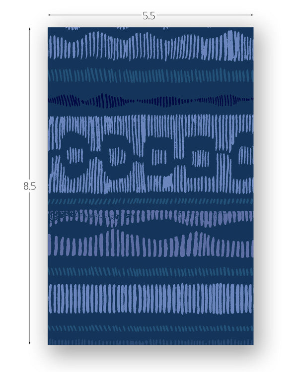 Serano Stripe Azul | Phillipe Romano Screen Prints
