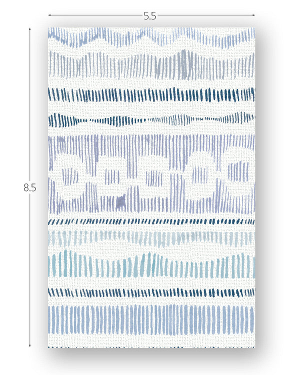 Serano Stripe Azurite | Phillipe Romano Screen Prints