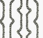 Regency Ropes, Multi Gray on Tint