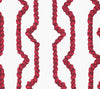 Regency Ropes, Multi Reds on White