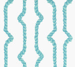 Regency Ropes, Multi Turquoise on Tint