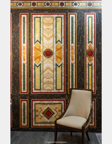 Renzo Marmo Dark Brown | Mural Source