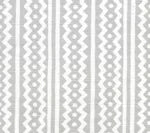 Pale Gray on White Linen Cotton