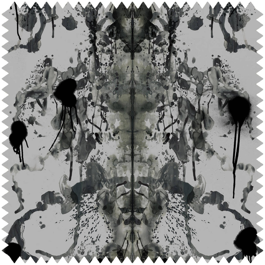 Pinyin Tree Velvet Silver Grey