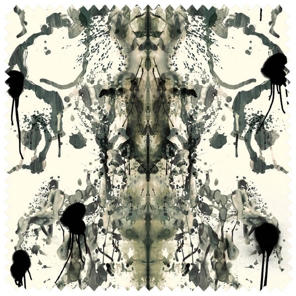 Rorschach Velvet Sand | Timorous Beasties Fabric