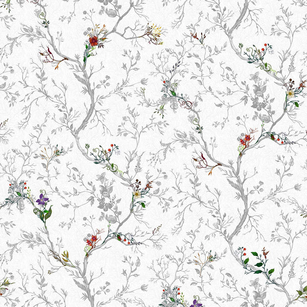Ruskin Floral Frost | Timorous Beasties Wallcovering