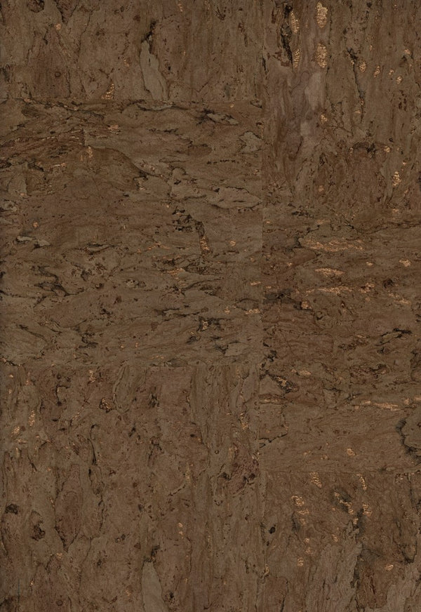Montauk-Bison Gold Cork Wallcovering | Phillipe Romano