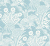 Malibu Suvi Palm Grove Wallpaper - Contemporary Botanical - Sky Blue | Malibu Wallpaper