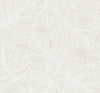 Malibu Tarra Monstera Leaf Wallpaper - Tropical Botanical - White Sand | Malibu Wallpaper