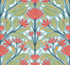 Malibu Carmela Folk Floral Wallpaper - Contemporary Floral - Summer Garden | Malibu Wallpaper