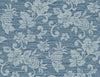 Malibu Juno Island Floral Wallpaper - Coastal Floral - Bay Blue | Malibu Wallpaper