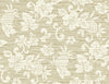 Malibu Juno Island Floral Wallpaper - Coastal Floral - Saddle Tan | Malibu Wallpaper