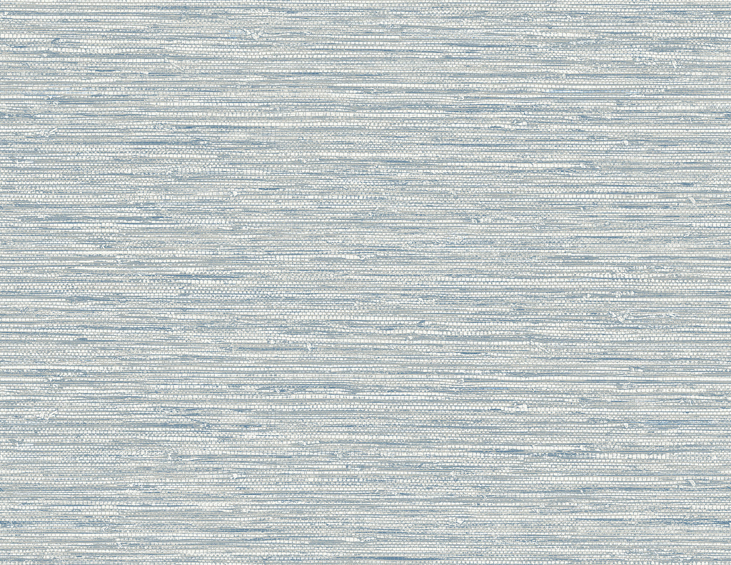 Malibu Isla Faux Jute Wallpaper - Coastal Faux Grasscloth - Fantasy Blue | Malibu Wallpaper