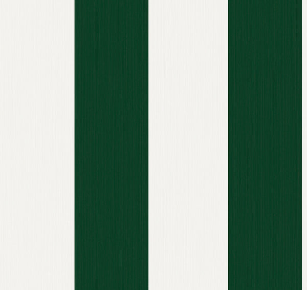 Malibu Dylan Striped Stringcloth Wallpaper - Contemporary Striped - Marine Green | Malibu Wallpaper