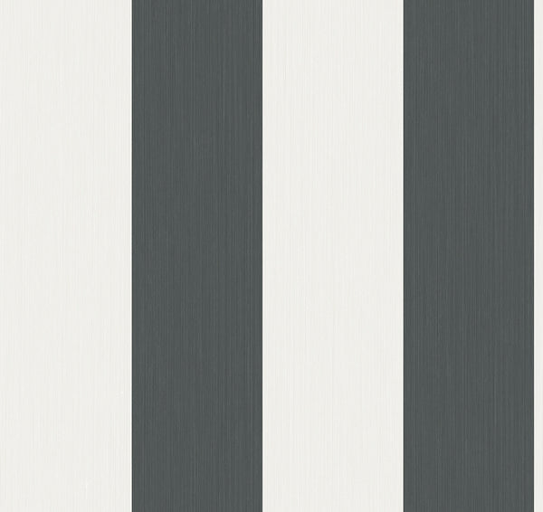 Dylan Striped Stringcloth Contemporary Striped - Deep Grey | Architectural Wallcoverings