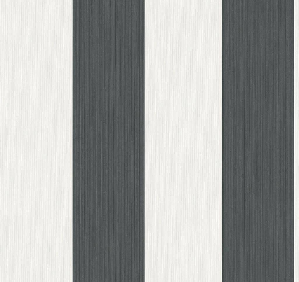 Malibu Dylan Striped Stringcloth Wallpaper - Contemporary Striped - Deep Grey | Malibu Wallpaper