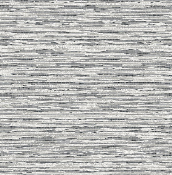 Skye Wave Stringcloth Coastal Sisal - Rainy day Surf | Architectural Wallcoverings
