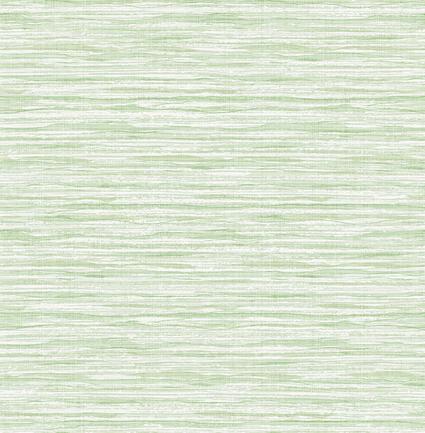 Skye Wave Stringcloth Coastal Sisal - Baby Lettuce | Architectural Wallcoverings