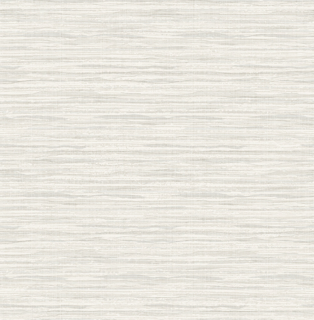 Malibu Skye Wave Stringcloth Wallpaper - Coastal Sisal - Barley White | Malibu Wallpaper