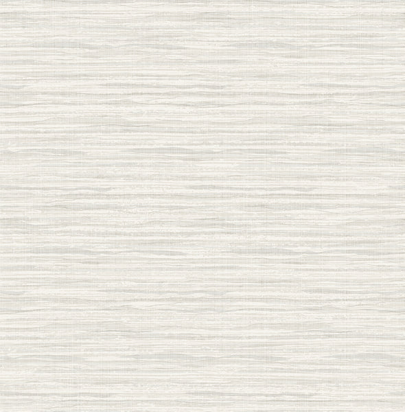 Malibu Skye Wave Stringcloth Wallpaper - Coastal Sisal - Barley White | Malibu Wallpaper
