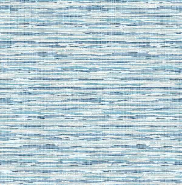 Skye Wave Stringcloth Coastal Sisal - Summer Surf | Architectural Wallcoverings