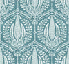 Malibu Cyrus Harvest Wallpaper - Country Botanical - Mediterranean Blue | Malibu Wallpaper
