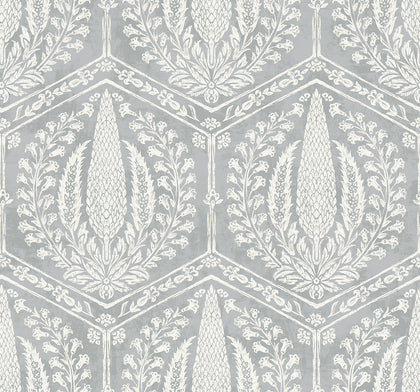Cyrus Harvest Country Botanical - Horizon Grey | Architectural Wallcoverings