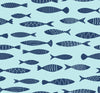 Malibu Bay Fish Wallpaper - Coastal Animal Print - Bahama | Malibu Wallpaper