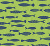 Malibu Bay Fish Wallpaper - Coastal Animal Print - Buckingham Green | Malibu Wallpaper