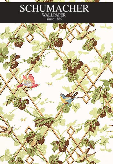 Authorized Dealer of 5004390 by Schumacher Wallpaper at Designer Wallpapers and Fabrics, Your online resource since 2007