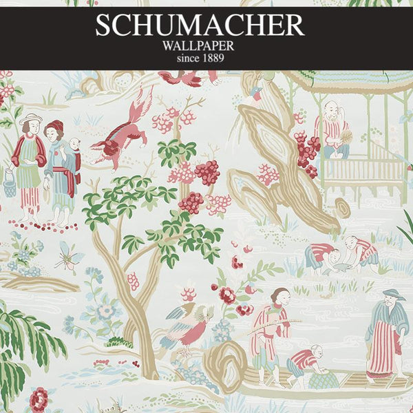 Authorized Dealer of 5009091 by Schumacher Wallpaper at Designer Wallpapers and Fabrics, Your online resource since 2007