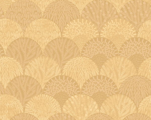 Herb Garden Wallcovering Goldenrod — Scalamandre