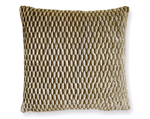 Allegra Velvet Pillow Square 22X22 Fawn | Scalamandre