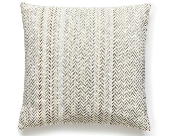 Arrow Stripe Pillow Square 22X22 Sand Dune | Scalamandre