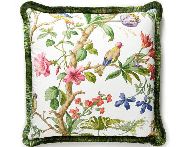Belize Pillow Square 22X22 Ivory | Scalamandre