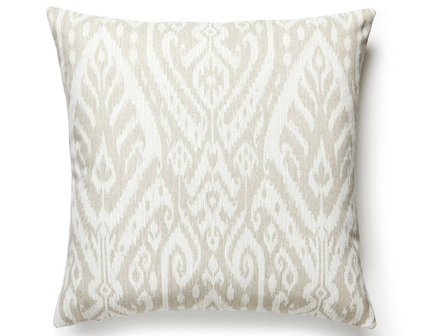 Borneo Ikat Outdoor Pillow Square 22X22 Linen | Scalamandre