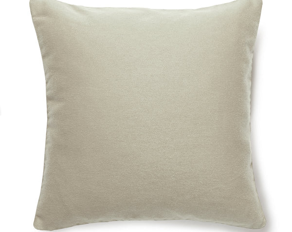 Dapper Flannel Pillow Square 22X22 Eggshell | Scalamandre