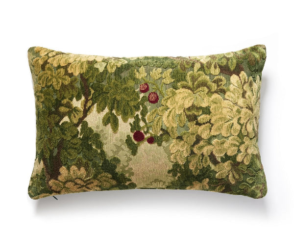 Marly Pillow Lumbar 14X22 Forest Greens | Scalamandre