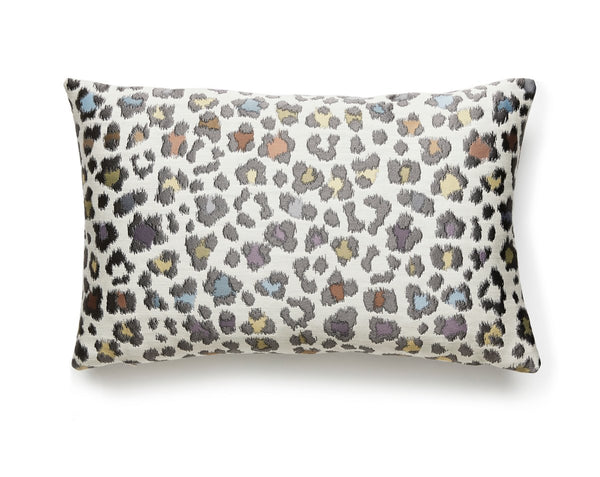 Rosette Woven Pillow Lumbar 14X22 Haze | Scalamandre