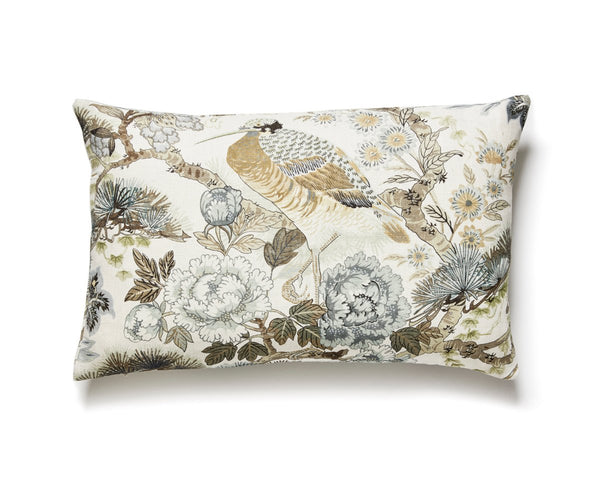 Shenyang Pillow Lumbar 14X22 Parchment | Scalamandre