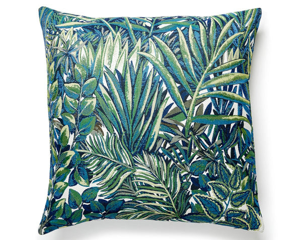 Playa Jardin Outdoor Pillow Square 22X22 Verdure | Scalamandre